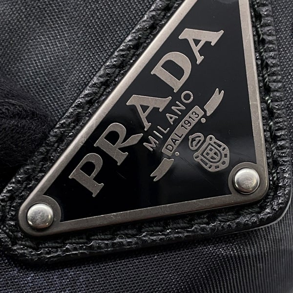 プラダ ポーチ トライアングルロゴ カモフラージュ 2NA029 PRADA バッグ メンズ 黒