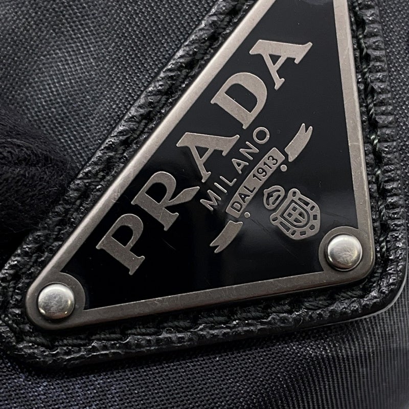 プラダ ポーチ トライアングルロゴ カモフラージュ 2NA029 PRADA バッグ メンズ 黒