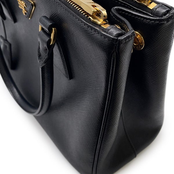 プラダ ハンドバッグ ガレリア サフィアーノ レザー 1BA863 PRADA 2wayショルダーバッグ 黒