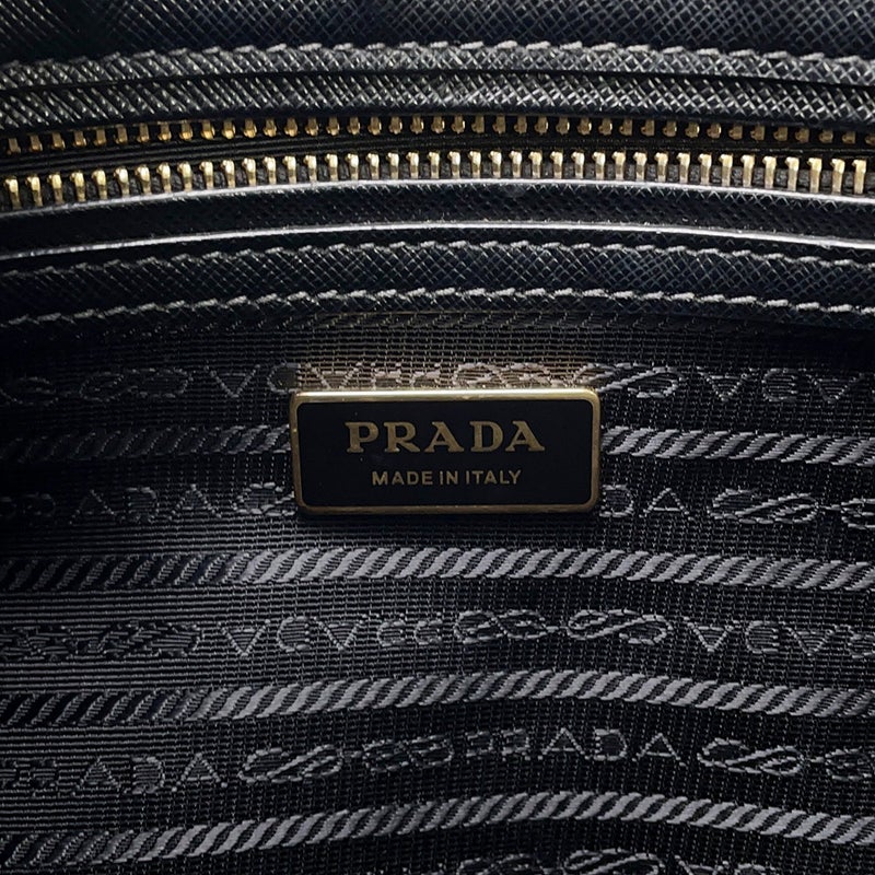 プラダ ハンドバッグ ガレリア サフィアーノ レザー 1BA863 PRADA 2wayショルダーバッグ 黒