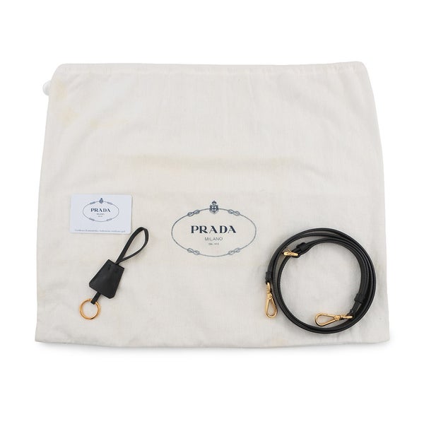 プラダ ハンドバッグ ガレリア サフィアーノ レザー 1BA863 PRADA 2wayショルダーバッグ 黒