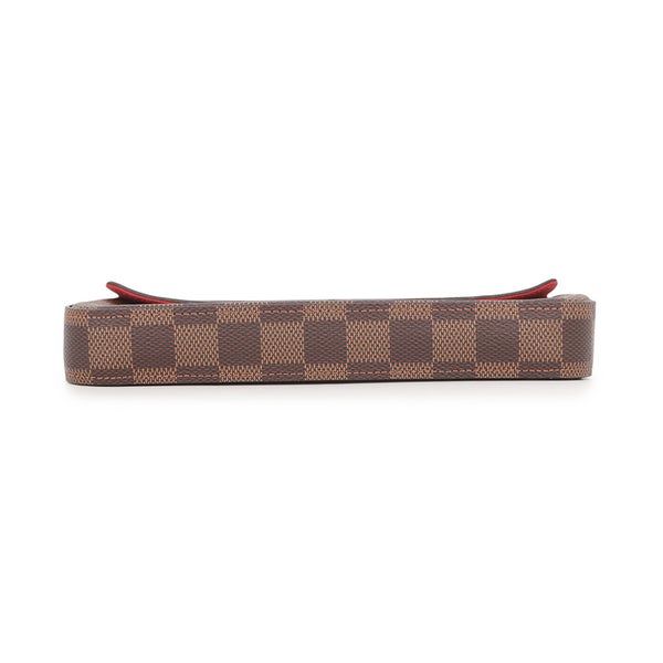ルイヴィトン チェーンウォレット ダミエ・エベヌ ポシェット・フェリシー N40492 LOUIS VUITTON
