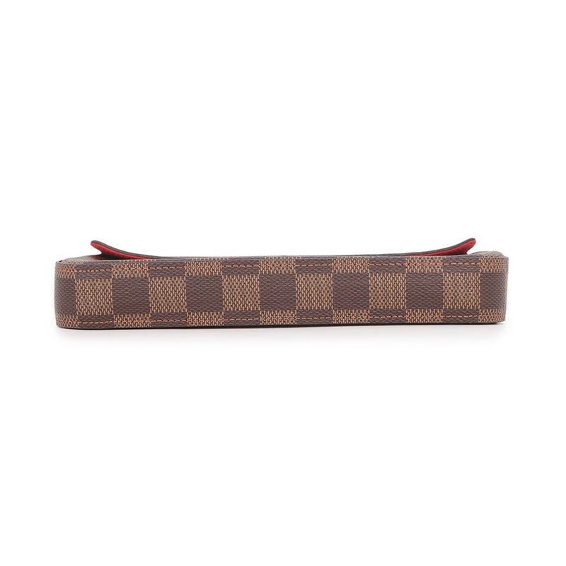 ルイヴィトン チェーンウォレット ダミエ・エベヌ ポシェット・フェリシー N40492 LOUIS VUITTON