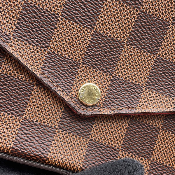 ルイヴィトン チェーンウォレット ダミエ・エベヌ ポシェット・フェリシー N40492 LOUIS VUITTON