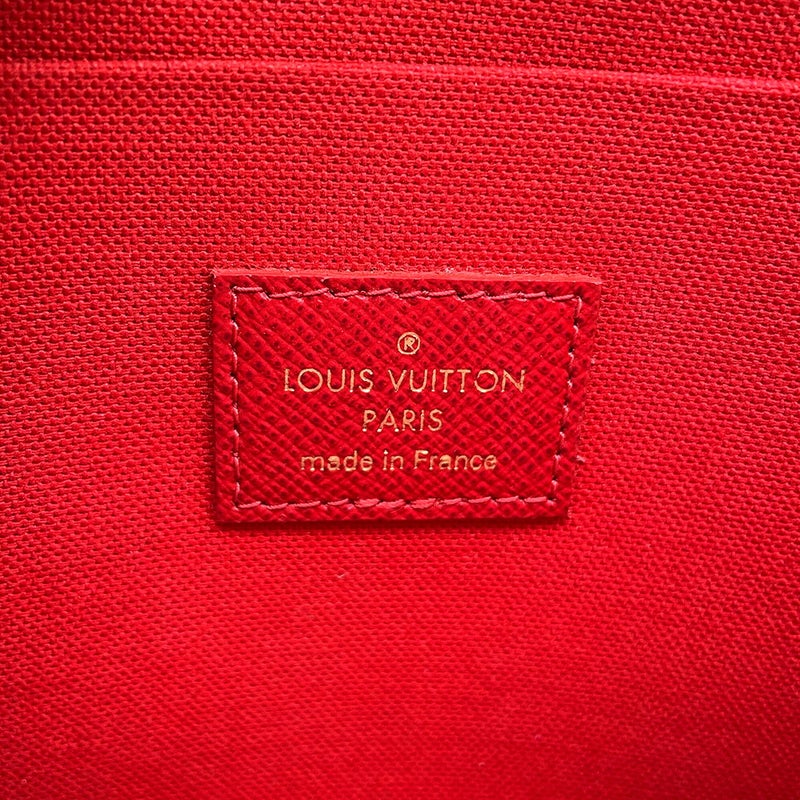 ルイヴィトン チェーンウォレット ダミエ・エベヌ ポシェット・フェリシー N40492 LOUIS VUITTON