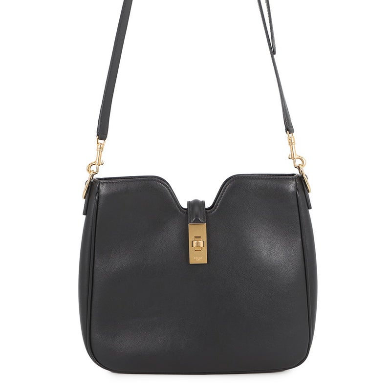 セリーヌ ショルダーバッグ スモール カミーユ 16(セーズ) ソフト バッグ スムースカーフレザー 120693 CELINE 黒