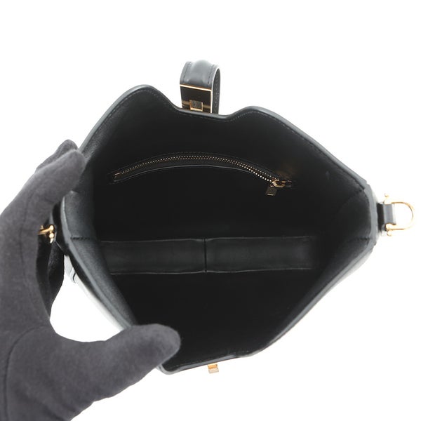 セリーヌ ショルダーバッグ スモール カミーユ 16(セーズ) ソフト バッグ スムースカーフレザー 120693 CELINE 黒