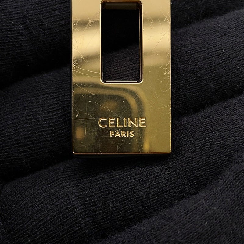 セリーヌ ショルダーバッグ スモール カミーユ 16(セーズ) ソフト バッグ スムースカーフレザー 120693 CELINE 黒