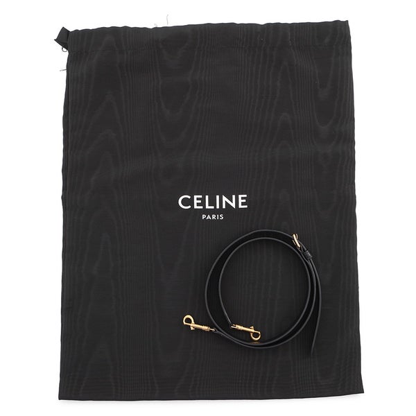 セリーヌ ショルダーバッグ スモール カミーユ 16(セーズ) ソフト バッグ スムースカーフレザー 120693 CELINE 黒