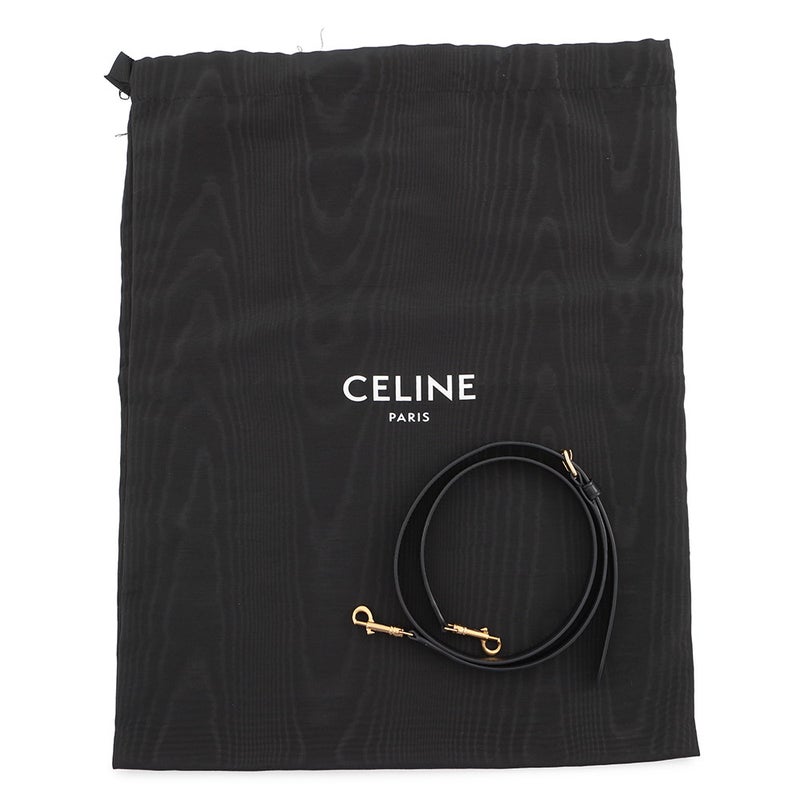 セリーヌ ショルダーバッグ スモール カミーユ 16(セーズ) ソフト バッグ スムースカーフレザー 120693 CELINE 黒