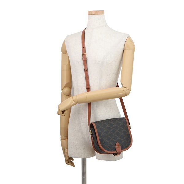 セリーヌ ショルダーバッグ ミディアム フォルコ トリオンフ PVC/カーフレザー 191502 CELINE バッグ