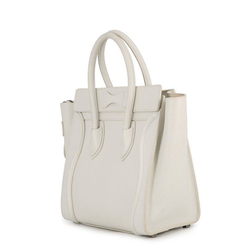 セリーヌ ハンドバッグ ラゲージ マイクロショッパー 189793 CELINE バッグ 白