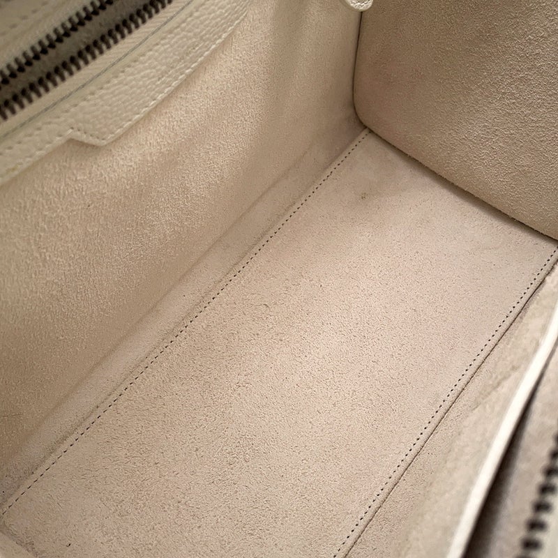 セリーヌ ハンドバッグ ラゲージ マイクロショッパー 189793 CELINE バッグ 白