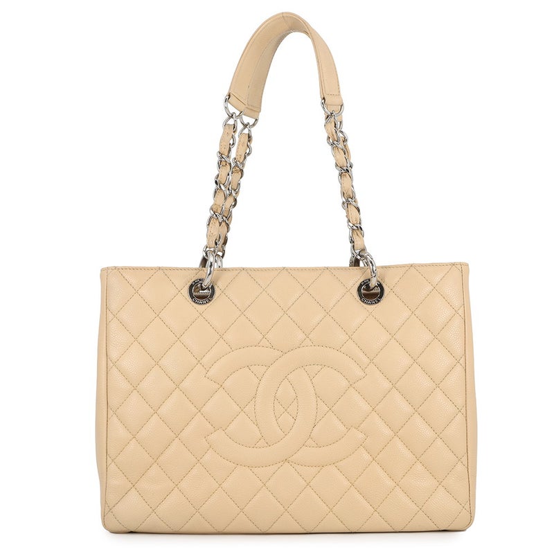 シャネル チェーントートバッグ ココマーク マトラッセ GST キャビアスキン A50995 CHANEL