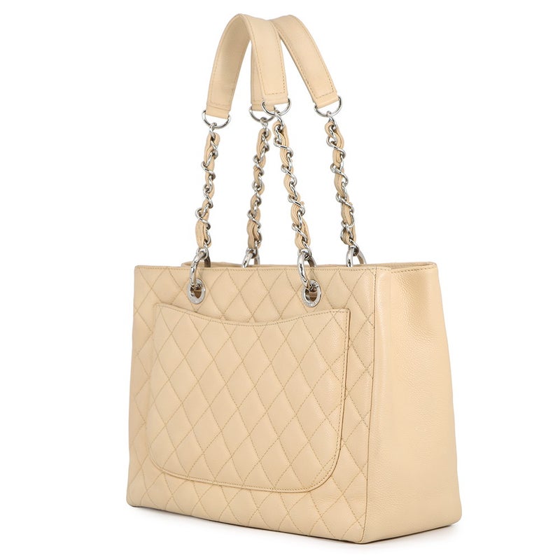 シャネル チェーントートバッグ ココマーク マトラッセ GST キャビアスキン A50995 CHANEL