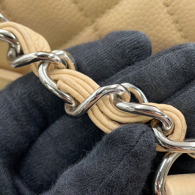 シャネル チェーントートバッグ ココマーク マトラッセ GST キャビアスキン A50995 CHANEL