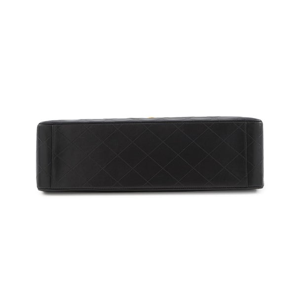シャネル チェーンショルダーバッグ マトラッセ33 ココマーク ラムスキン Wチェーン  A04412 CHANEL バッグ デカマト 黒