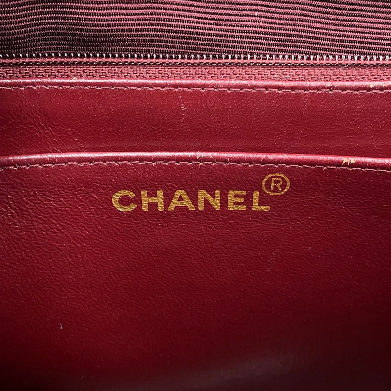 シャネル チェーンショルダーバッグ マトラッセ33 ココマーク ラムスキン Wチェーン  A04412 CHANEL バッグ デカマト 黒