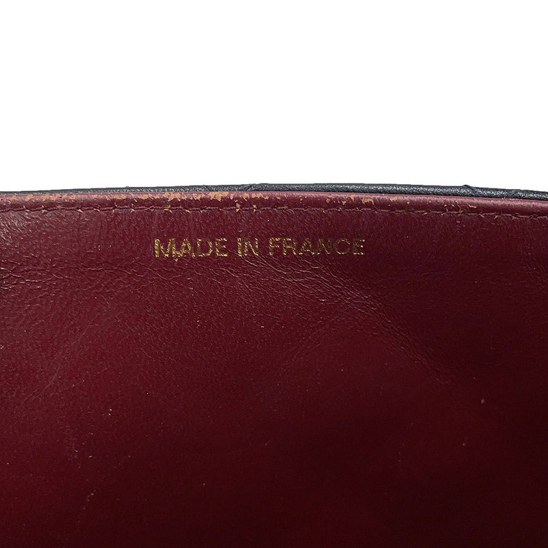 シャネル チェーンショルダーバッグ マトラッセ33 ココマーク ラムスキン Wチェーン  A04412 CHANEL バッグ デカマト 黒