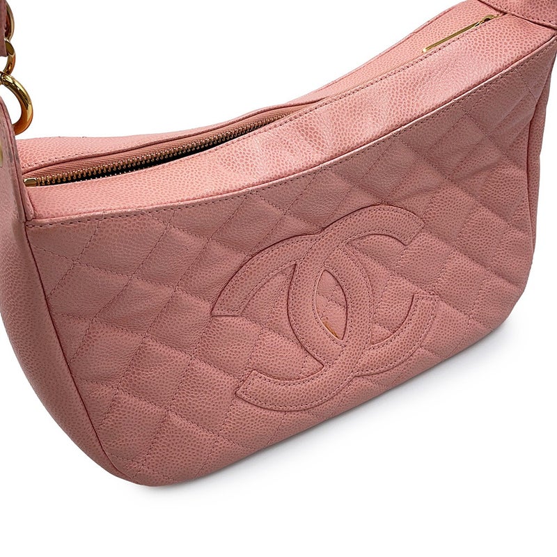シャネル チェーンショルダーバッグ マトラッセ ココマーク キャビアスキン A20993 CHANEL ワンショルダー
