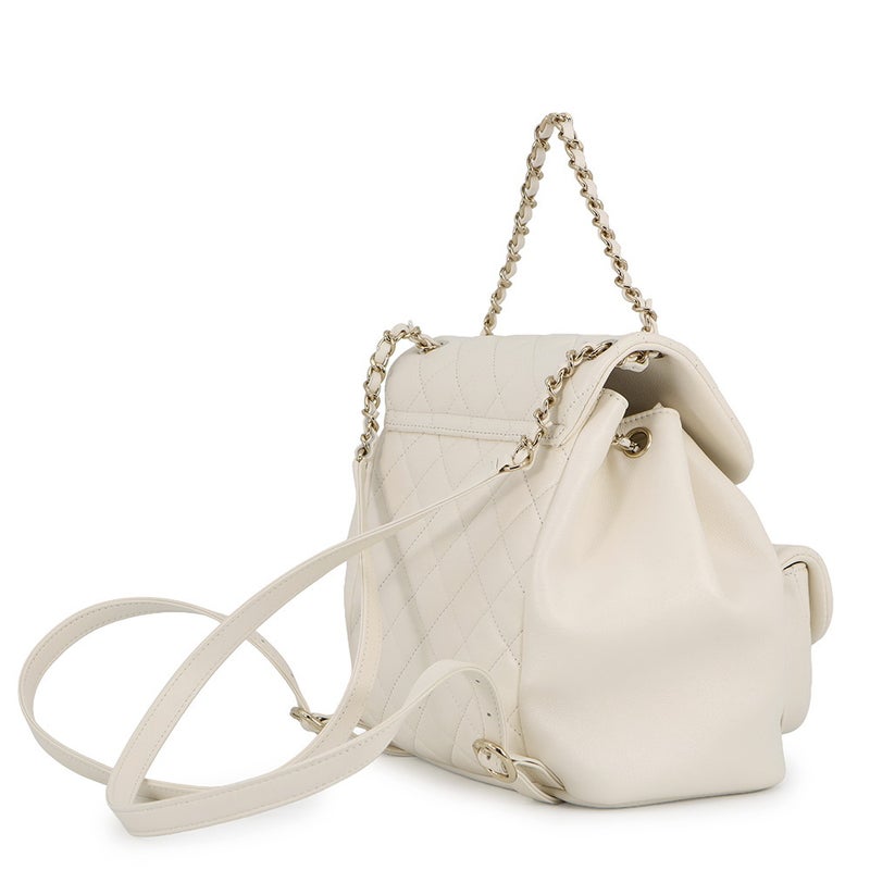 シャネル リュック マトラッセ ココマーク ラムスキン AS2908 CHANEL バッグ バックパック 白