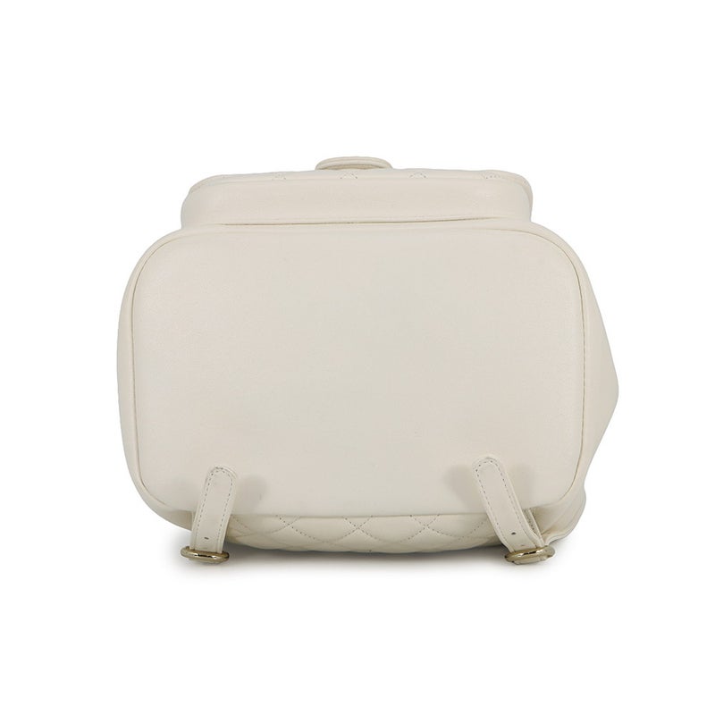 シャネル リュック マトラッセ ココマーク ラムスキン AS2908 CHANEL バッグ バックパック 白