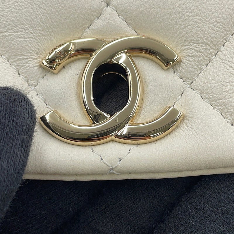 シャネル リュック マトラッセ ココマーク ラムスキン AS2908 CHANEL バッグ バックパック 白