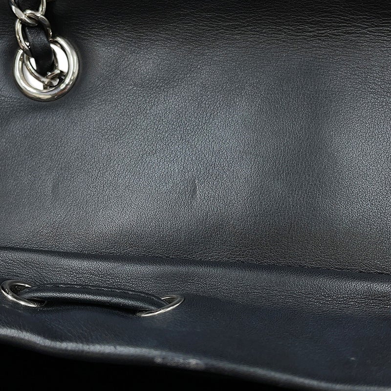 シャネル リュック Vステッチ シェブロン バックパック ココマーク ラムスキン A91121 CHANEL リュックサック バッグ 黒