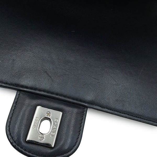 シャネル リュック Vステッチ シェブロン バックパック ココマーク ラムスキン A91121 CHANEL リュックサック バッグ 黒