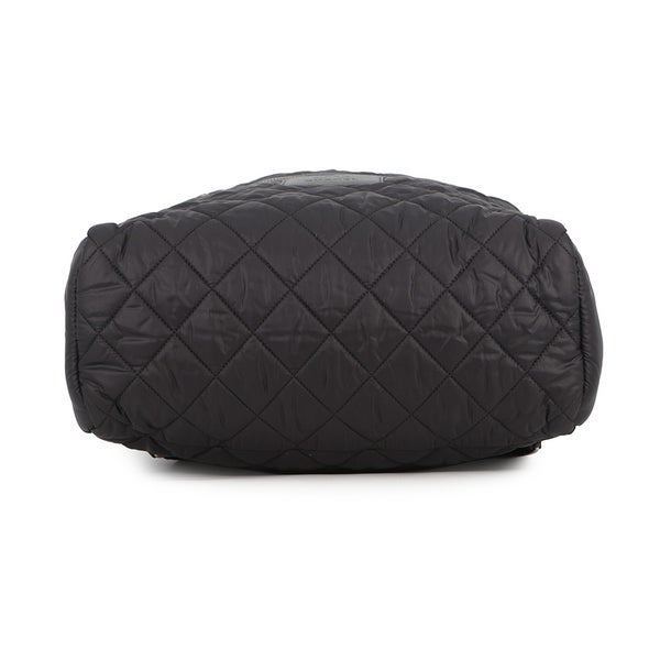 シャネル リュック コココクーン キルティング マトラッセ ココマーク ナイロン A92559 CHANEL バッグ バックパック 黒