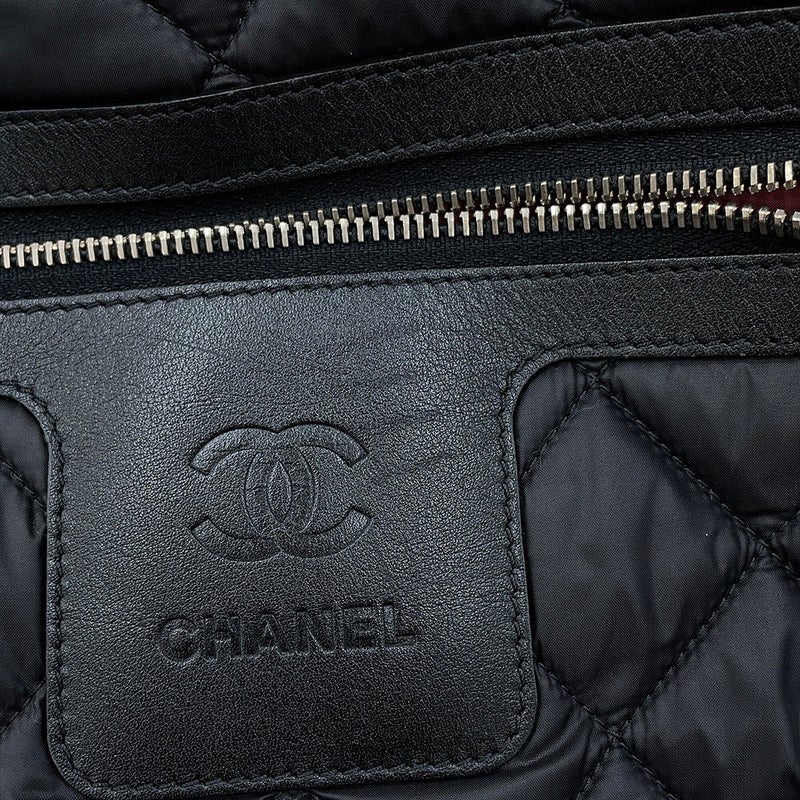 シャネル リュック コココクーン キルティング マトラッセ ココマーク ナイロン A92559 CHANEL バッグ バックパック 黒