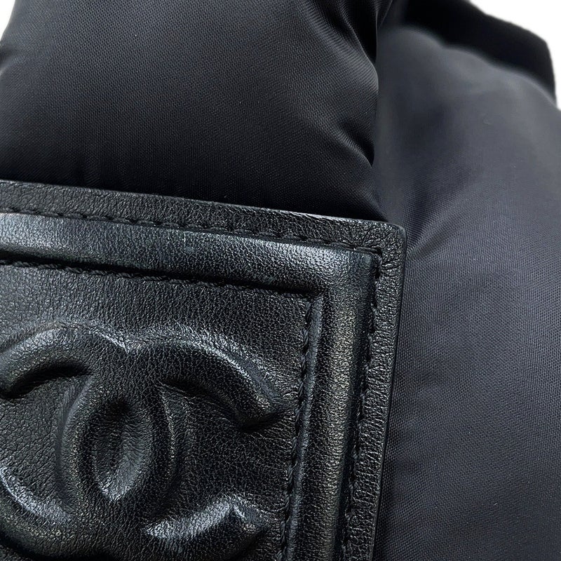 シャネル リュック コココクーン キルティング マトラッセ ココマーク ナイロン A92559 CHANEL バッグ バックパック 黒