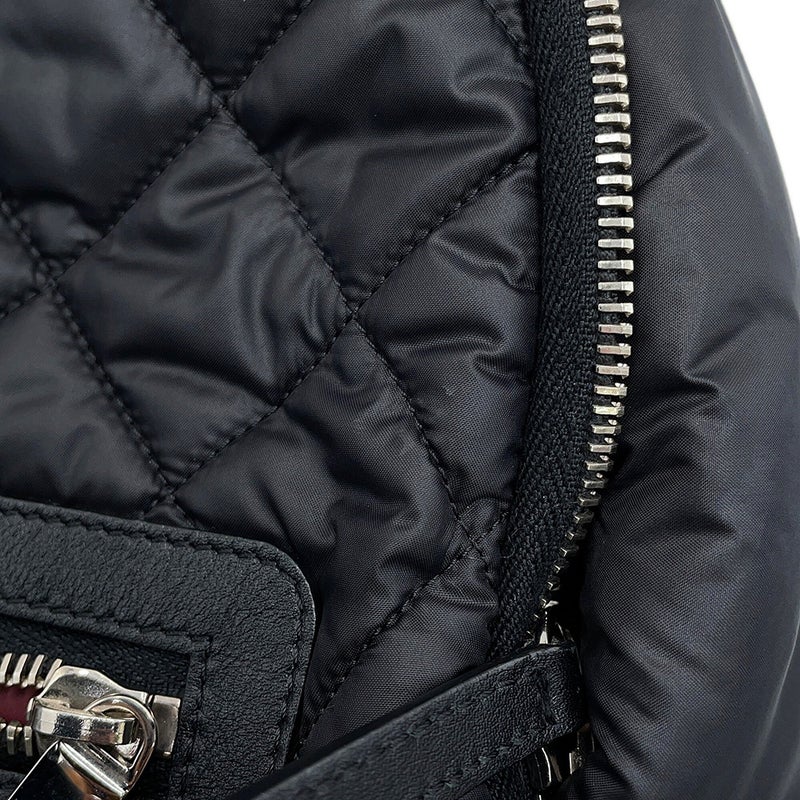 シャネル リュック コココクーン キルティング マトラッセ ココマーク ナイロン A92559 CHANEL バッグ バックパック 黒