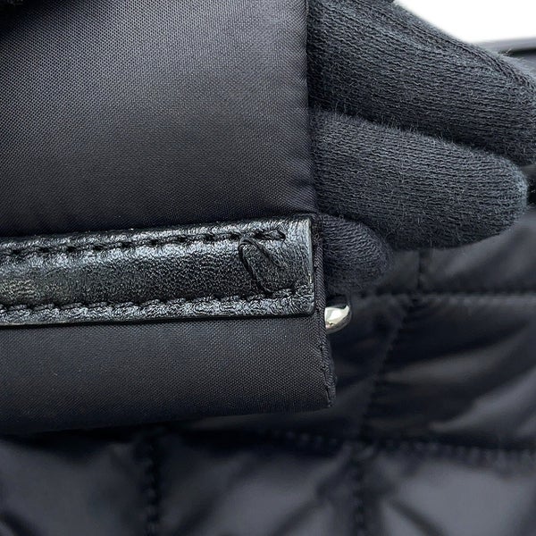 シャネル リュック コココクーン キルティング マトラッセ ココマーク ナイロン A92559 CHANEL バッグ バックパック 黒