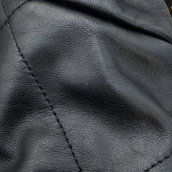 シャネル リュック シャネル22 ラージ シャイニーカーフレザー AS3313 CHANEL バックパック バッグ 黒