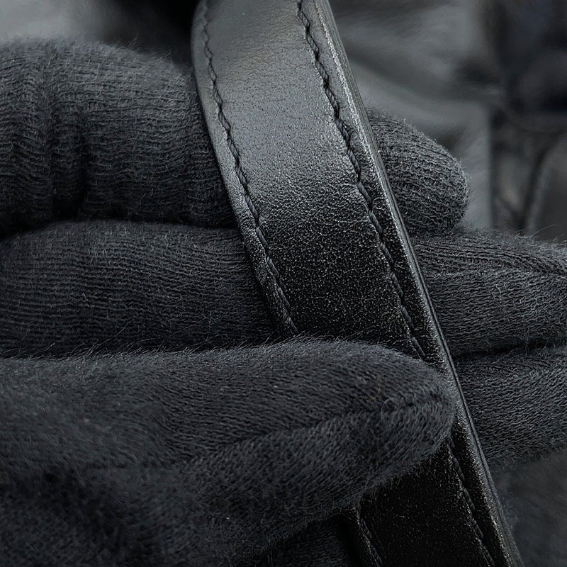 シャネル リュック シャネル22 ラージ シャイニーカーフレザー AS3313 CHANEL バックパック バッグ 黒