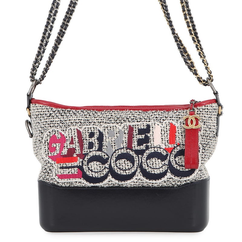 シャネル チェーンショルダーバッグ ガブリエル ドゥ シャネル ミディアム ホーボー ツイード A93824 CHANEL