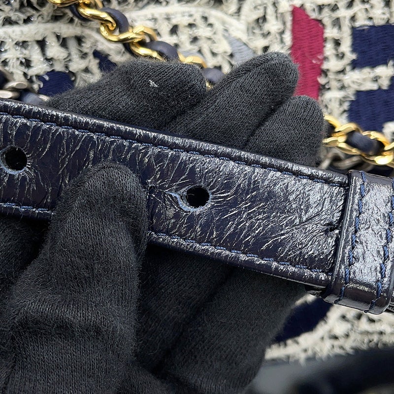 シャネル チェーンショルダーバッグ ガブリエル ドゥ シャネル ミディアム ホーボー ツイード A93824 CHANEL