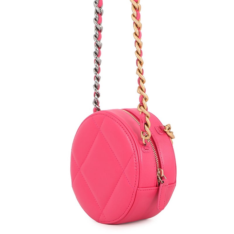 シャネル チェーンショルダーバッグ シャネル19 マトラッセ ココマーク ラムスキン AP0945 CHANEL