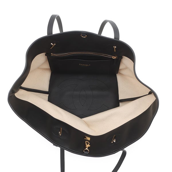 シャネル トートバッグ ココマーク スモール ショッピングバッグ キャンバス/カーフスキン AS6285 CHANEL 2way 2026年春夏