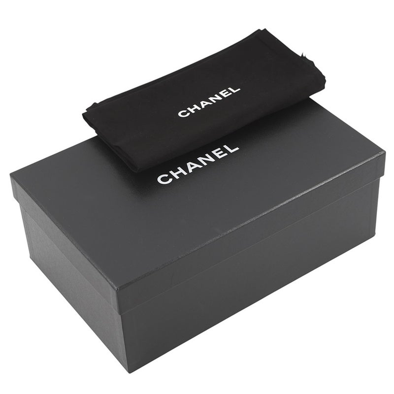 シャネル スニーカー ココマーク レディースサイズ38 カーフスキン G46733 CHANEL 靴 白