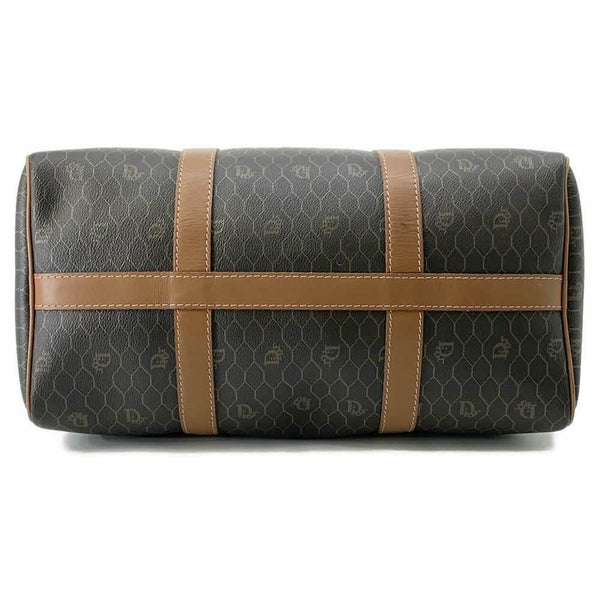 クリスチャン・ディオール ボストンバッグ ハニカム柄 PVC/レザー Christian Dior