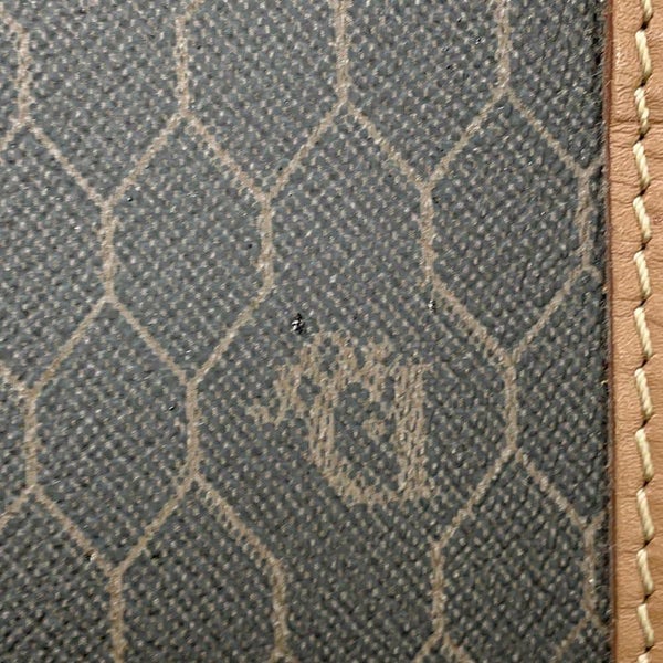 クリスチャン・ディオール ボストンバッグ ハニカム柄 PVC/レザー Christian Dior