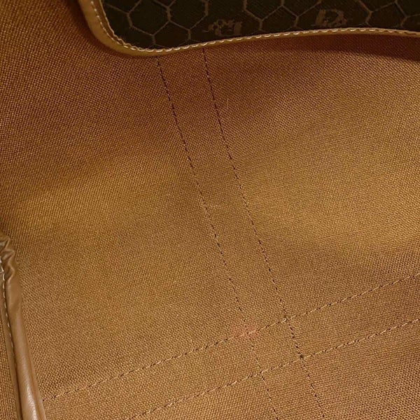 クリスチャン・ディオール ボストンバッグ ハニカム柄 PVC/レザー Christian Dior