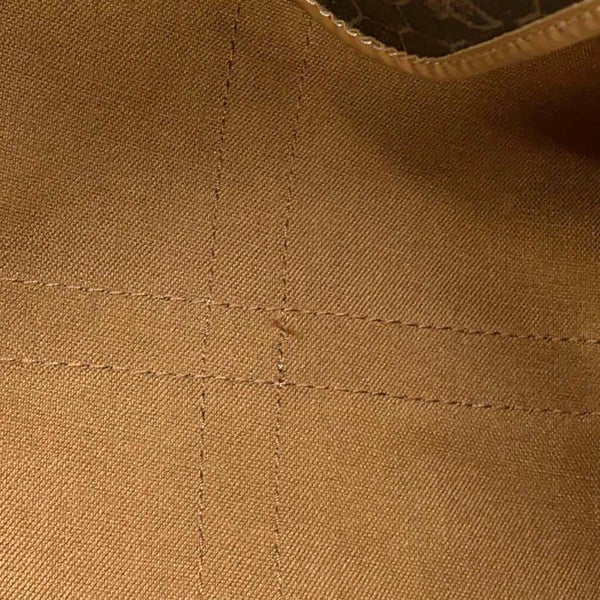 クリスチャン・ディオール ボストンバッグ ハニカム柄 PVC/レザー Christian Dior