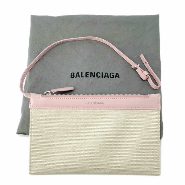 バレンシアガ トートバッグ ネイビーカバス S ポーチ付 339933 BALENCIAGA スモールサイズ