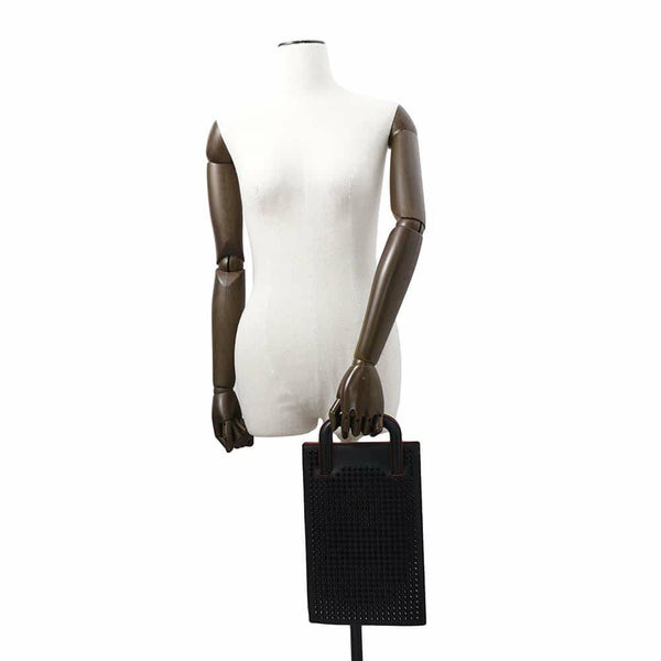 クリスチャン・ルブタン ハンドバッグ トリックトラック スモール スパイクスタッズ 1165005 Christian Louboutin クラッチ 3wayバッグ 黒