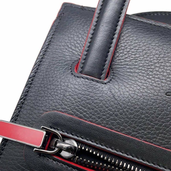 クリスチャン・ルブタン ハンドバッグ トリックトラック スモール スパイクスタッズ 1165005 Christian Louboutin クラッチ 3wayバッグ 黒