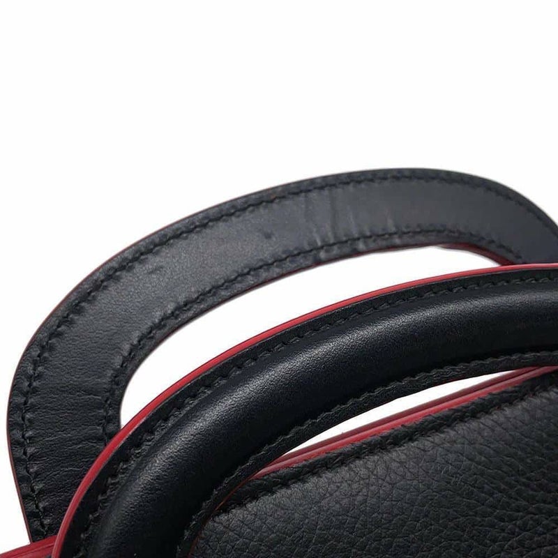 クリスチャン・ルブタン ハンドバッグ トリックトラック スモール スパイクスタッズ 1165005 Christian Louboutin クラッチ 3wayバッグ 黒