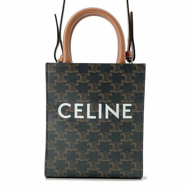 セリーヌ ハンドバッグ トリオンフ ミニ バーティカル カバ 194372 CELINE バッグ 2wayショルダーバッグ